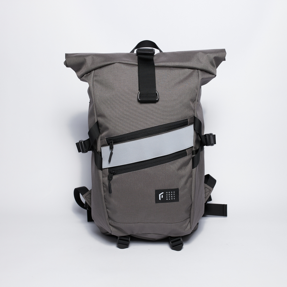 Рюкзак Technic Rolltop M серый стальной