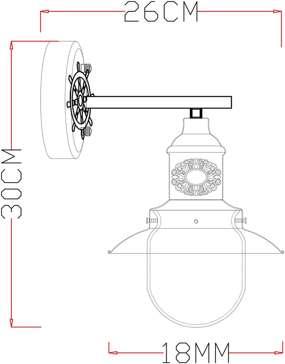Бра Arte Lamp SAILOR