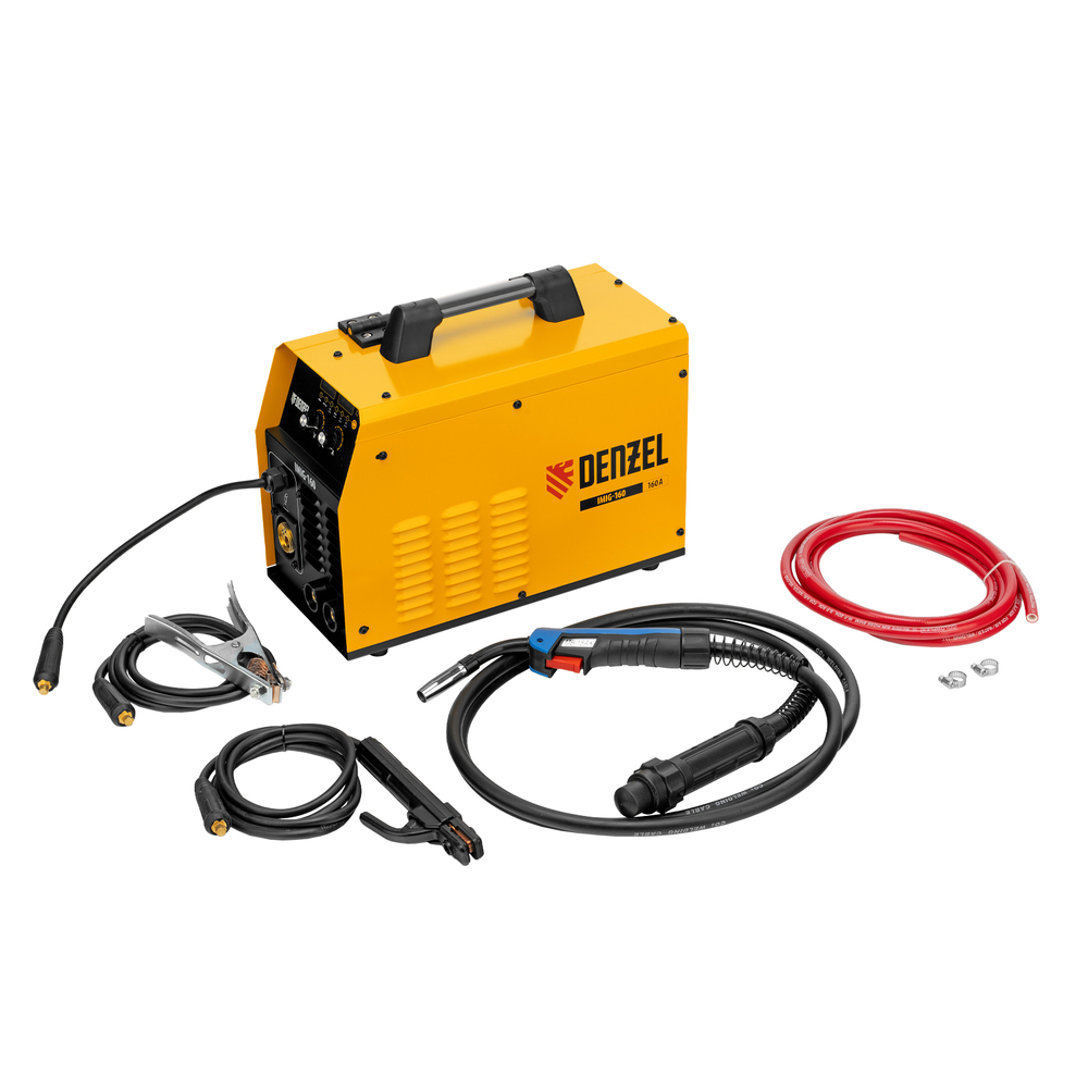 Аппарат инвертор. полуавтомат. cварки IMIG-160 Synergy, 160 А, ПВ 60%, катушка 5 кг Denzel