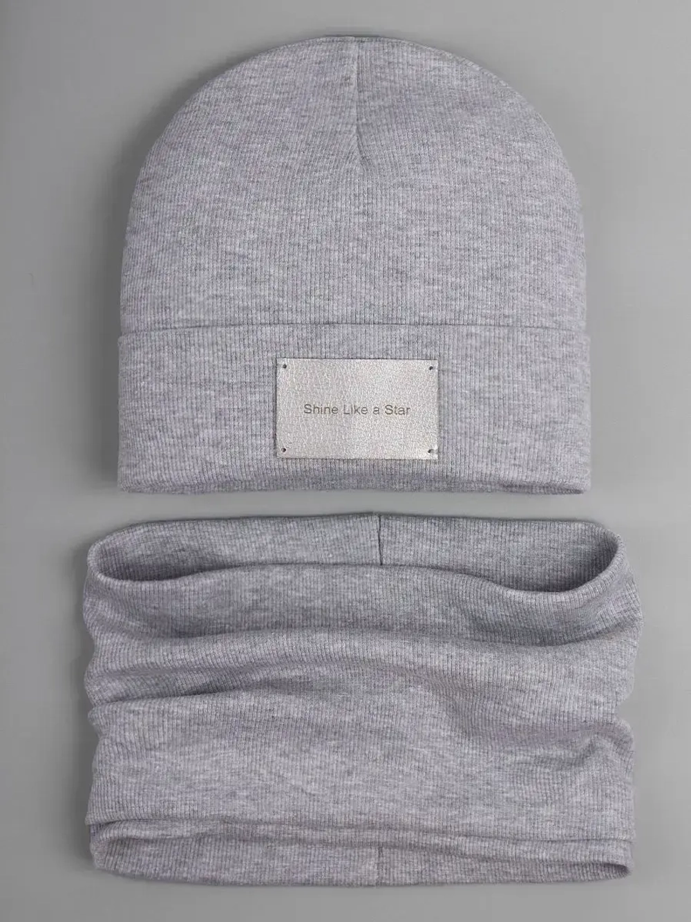 Шапка и снуд для мальчика осенние