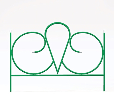 Заборчик садовый «Волна» 57*66*330см (5 деталей)