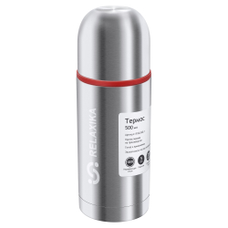 Термос Relaxika 102 (0,5 литра) в термочехле, стальной