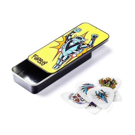 Медиаторы в коробочке, 6шт, Dunlop BL100T.73 Alan Forbes S1