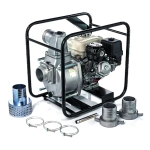 Koshin SEH-100 X мотопомпа бензиновая 6.2 л.с, 1450 л/мин, диаметр 100 мм, SEH-100X