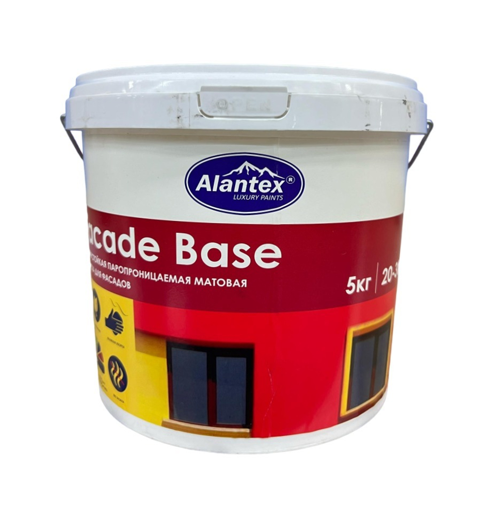 КРАСКА ФАСАДНАЯ ALANTEX FACADE BASE "C"  5 КГ (Р-18) (4870233517080)