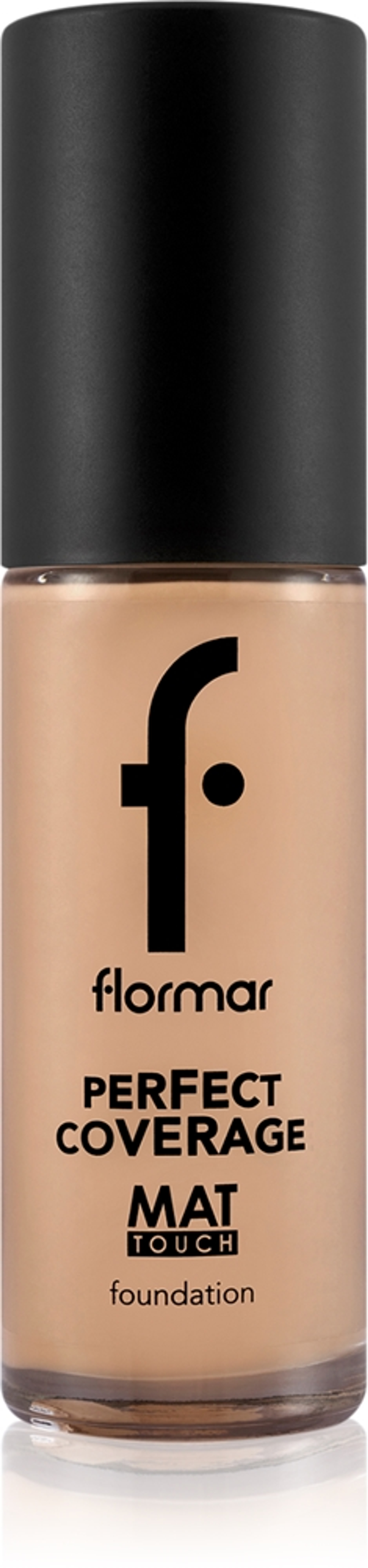 flormar Perfect Coverage Mat Touch Foundation - Матирующий тональный крем для жирной и комбинированной кожи оттенок 301 Soft Beige, 30 ml