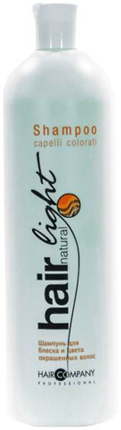 HC HAIR LIGHT Шампунь для блеска и цвета окрашволос 1000мл "Hair Natural Light Shampoo Capelli Colorati"