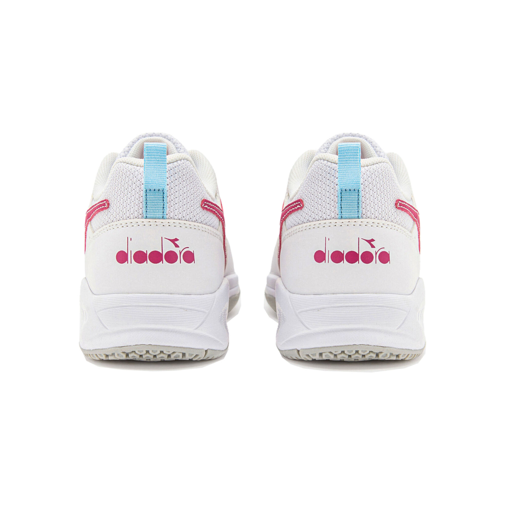 Детские теннисные кроссовки Diadora S. Challenge 5 SL AC All Court Shoe Kids - White, Pink
