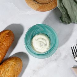 Соусник 100 мл 9*5 см   косой матовое стекло P.L. Proff Cuisine [6]