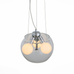 SL512.103.03 Светильник подвесной ST-Luce Хром/Прозрачный E27 Globe 3*60W UOVO