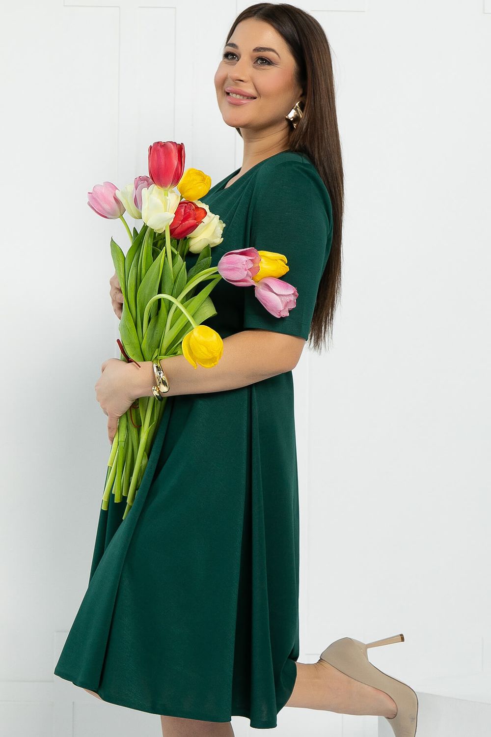 Платье Карнелия (зеленое) П12953-25М LT Collection