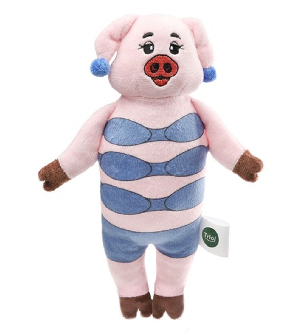 Triol Союзмульфильм Игрушка мягкая для собак "Свинка в купальнике", 240мм