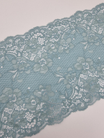 Кружево эластичное сине-зеленое КС76 (16 см)