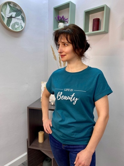 Футболка женская "1417 К.П" принт (Галатея)