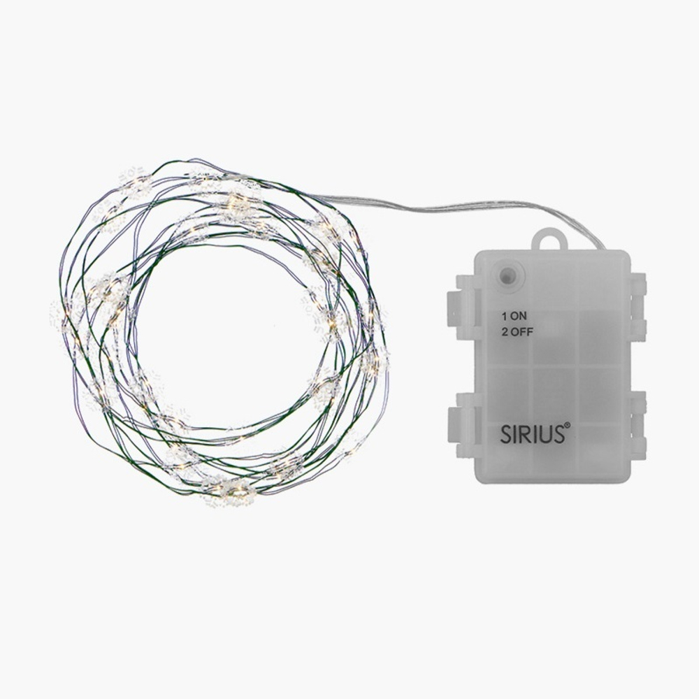 Гирлянда в форме снежинок 3,9 м [Арт.30839]