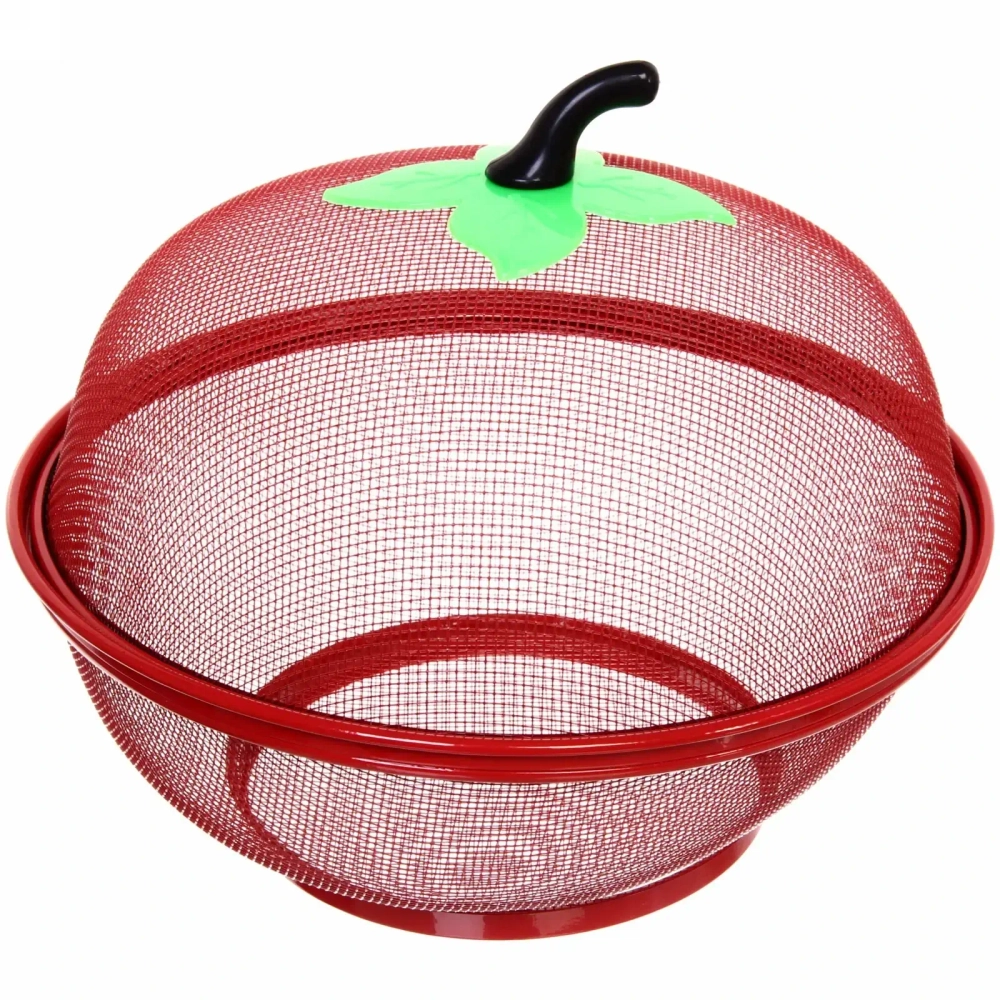 Фруктовница с крышкой «сеткой» 25см