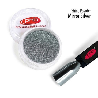Втирка-блеск Зеркальное серебро PNB /Shine Powder Mirror Silver PNB 0,5 г