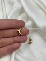 Подвеска золотистая "Полумесяц"