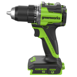 Дрель-шуруповерт Greenworks DD560 24V 3708407 (30/60 Нм) бесщеточная аккумуляторная