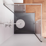 Душевое ограждение 100x100 см, без поддона AM.PM X-Joy W94G-403-100100-MT1K