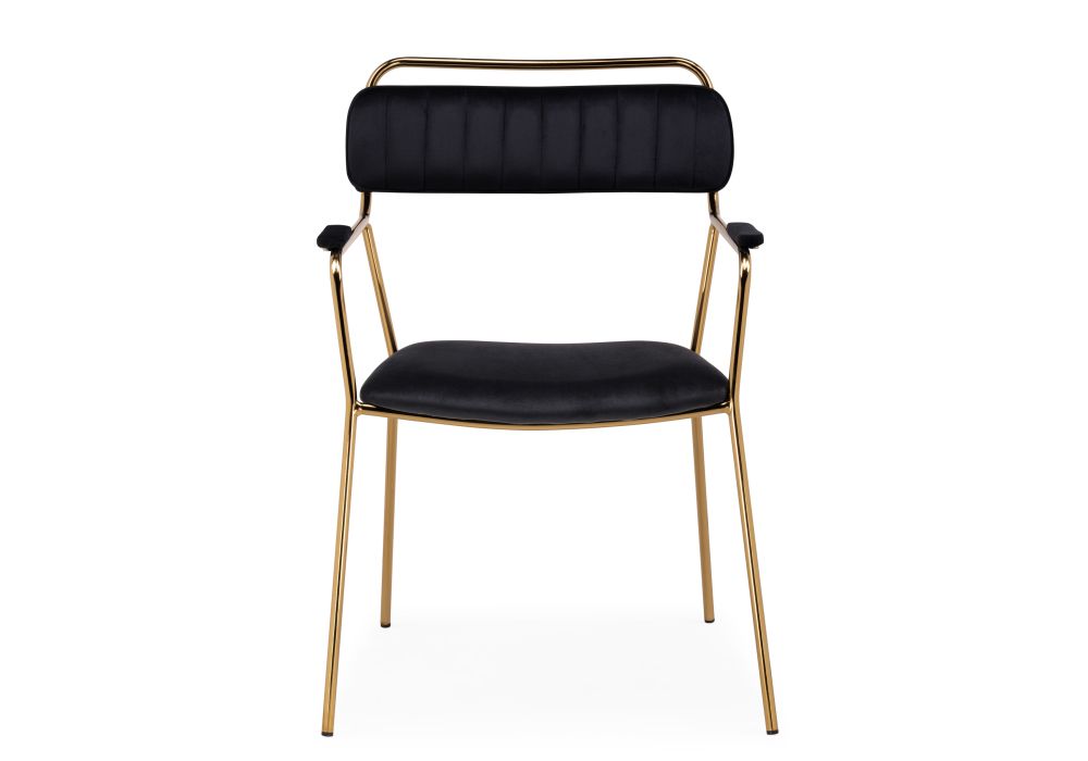 Кресло Aspen black / gold