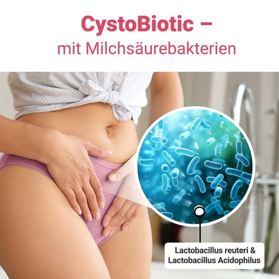 Doderlein CystoBiotic молочнокислые бактерии + биотин + экстракт клюквы