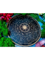 Зодиакальное астрологическое колесо, украшение алтаря