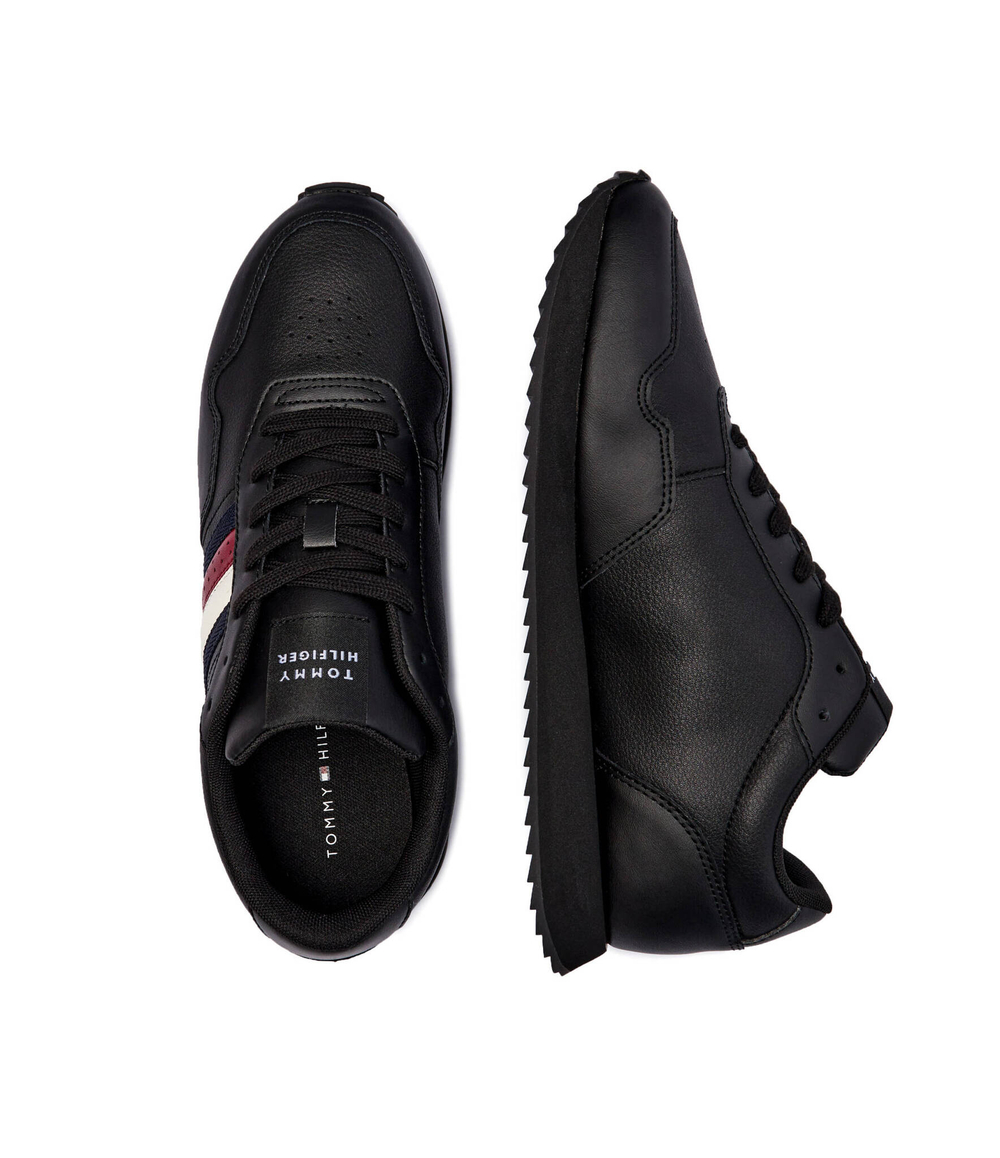 Кожаные кроссовки evo Tommy Hilfiger - черный(FM0FM05121)