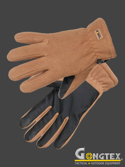 Перчатки флисовые Gongtex 3M Thinsulate Tactical Gloves (CGLV-0001). Койот