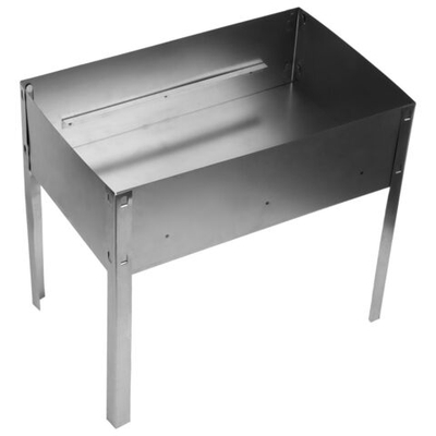 Разборный мангал-коптильня «Эконом» (40х25х40 см)