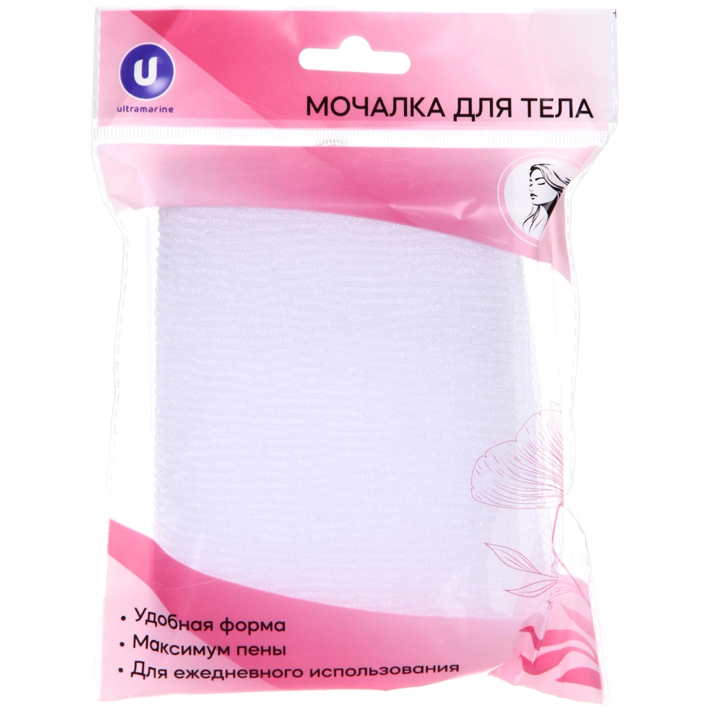 Мочалка для тела женская «Премиум Японская, цвет белый, 30*90см (Пакет разработка Восток)✦