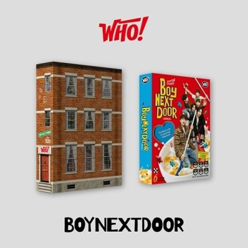 Альбом BOYNEXTDOOR - WHO! 1st Single Album 2 Version SET