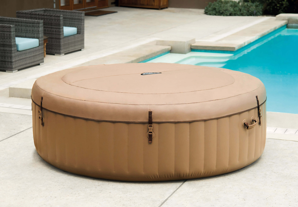 СПА-бассейн Intex Bubble Massage 145/196х71 см с круговым пузырьковым массажем (28426)