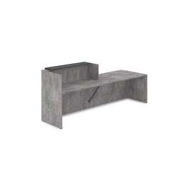 1КРС-ДС.007.1 Комплект Ресепшн с фартуком ЛДСП (2832*901*1161) (с подсветкой)