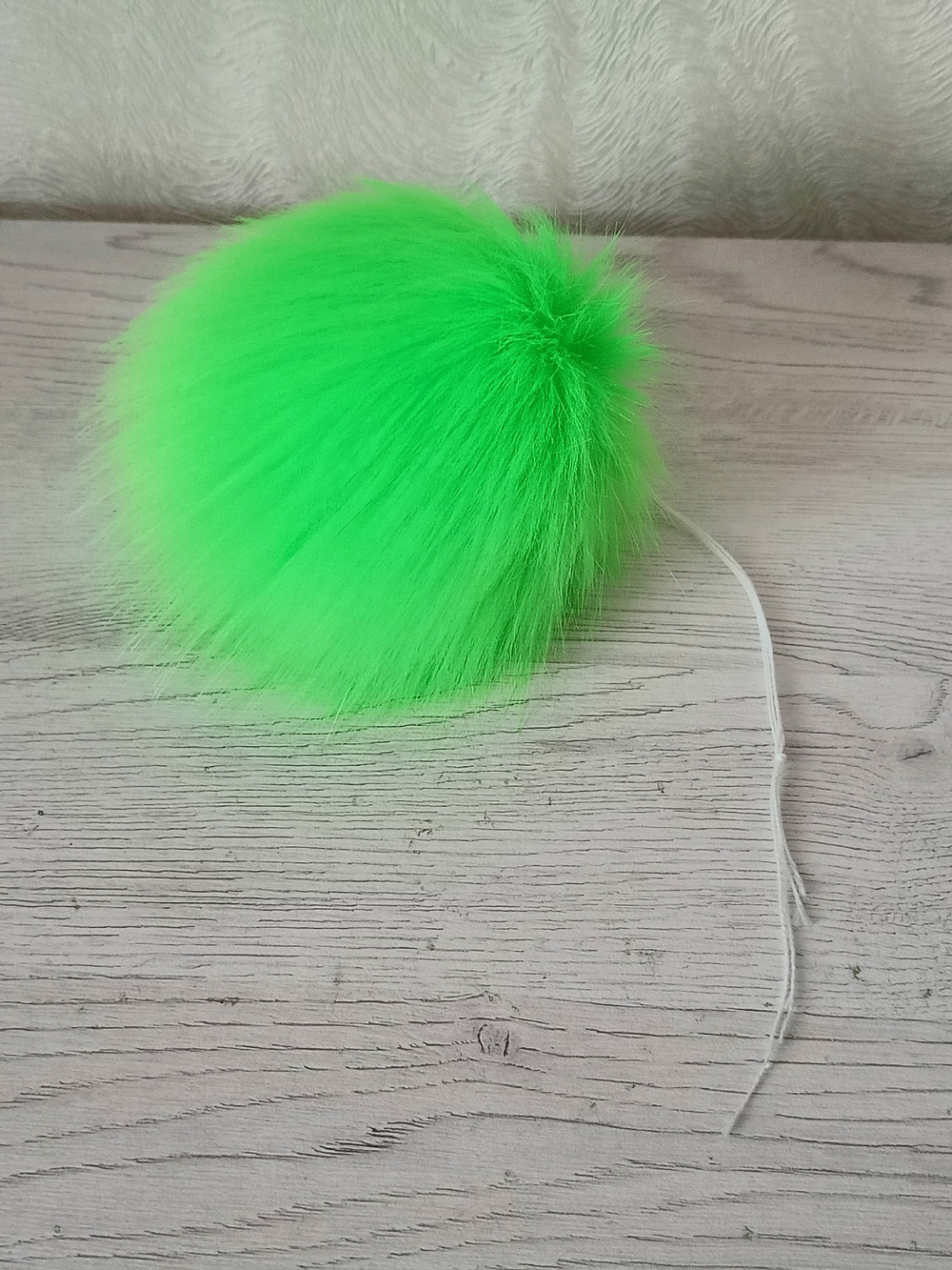 Помпон из искусственного меха, цвет: Салатовый