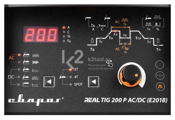 Инвертор сварочный Сварог REAL TIG 200 P AC/DC (E201B)
