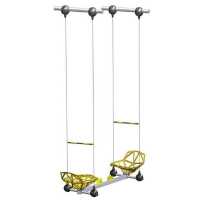 Качели парные усиленные непрозрачные высотой 650 см