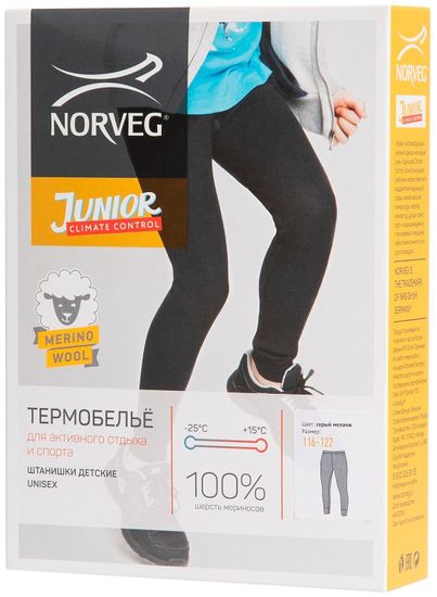 Термобелье детское Norveg Climate Control  штанишки детские  4CCU003