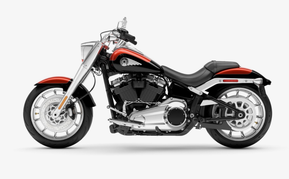Harley-Davidson Fat Boy (Whiskey Fire/Black) 2025