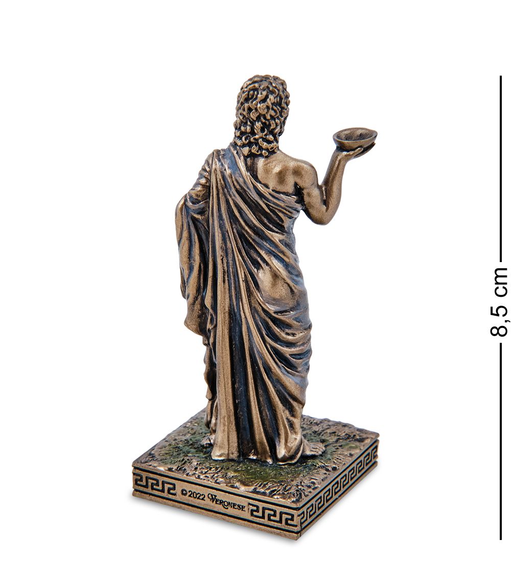 Veronese WS-1205 Статуэтка «Асклепий - бог медицины и врачевания»