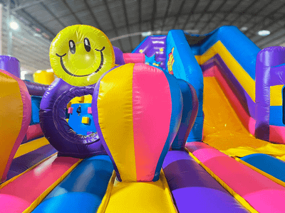 Коммерческий надувной батут «Комиксы 2» 7*5*3 м