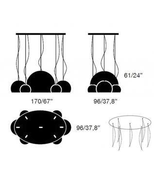 дизайнерский светильник IL Re Opinion Ciatti Suspension Lamp ( gold )