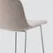 Барный стул Neo Soft 77 см, серый, ножки хром