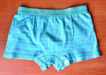 Трусы детские для мальчика 1 шт., хлопок, размер 2XL (рост 128-146), цвета голубой, светло-голубой, белый