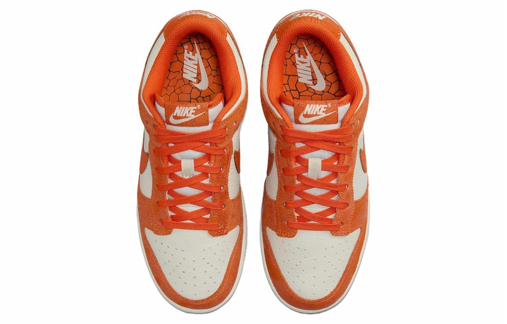 Кроссовки Nike Dunk Low Wmns "Cracked Orange""Total Orange" (Женская размерная сетка)
