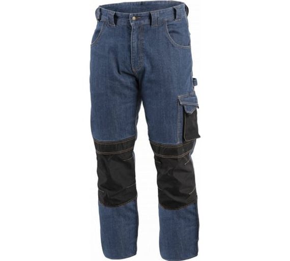 Брюки рабочие джинсовые синие EMS Högert, арт. HT5K355