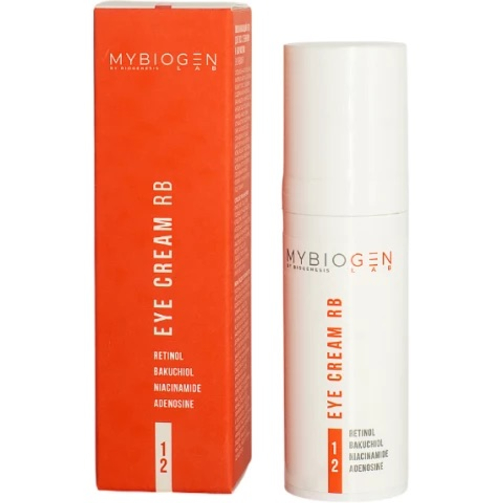 MYBIOGEN By Biogenesis Lab Омолаживающий крем для глаз с ретинолом и бакучиолом, 15 мл | Eye cream RB