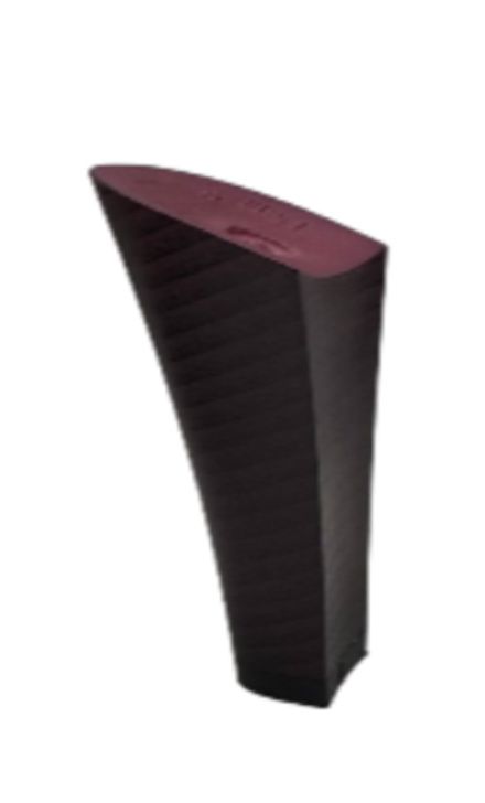 Каблуки женские ABS 8024, 95 мм, бордовый полосатый