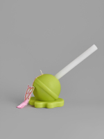 Свеча Lollipop, зеленая