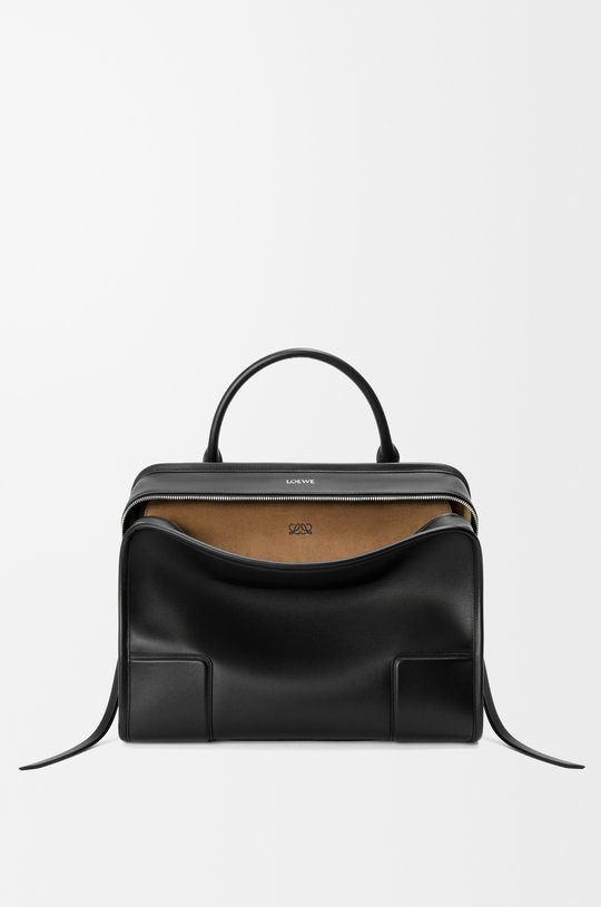 Loewe Большая сумка Amazona 180 из мягкой телячьей кожи, черный